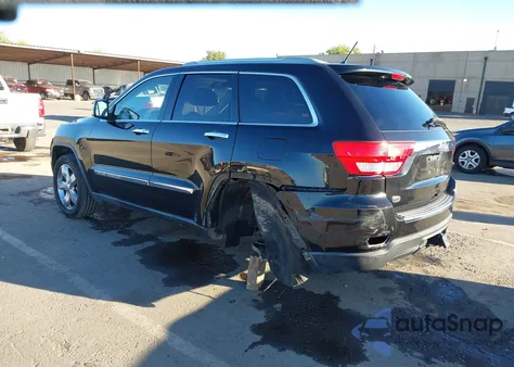 2012 Jeep Grand Cherokee Overland из США, поврежденный, VIN 1C4RJECG3CC281868
